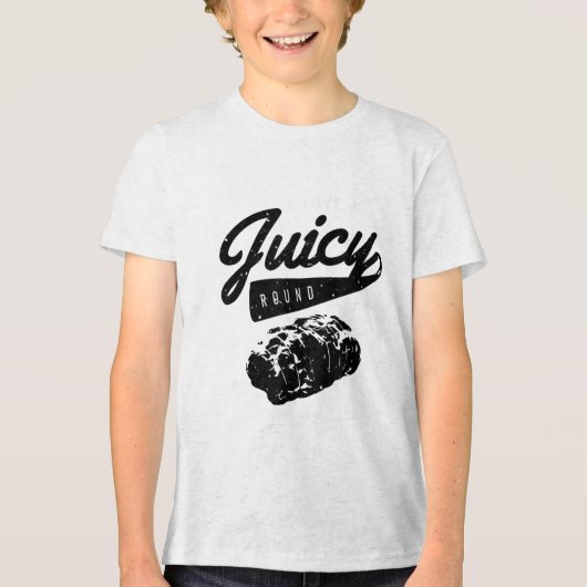 Funny Grillen Grill Shirt I Liebe A Juicy Round Hi (Vorderseite)