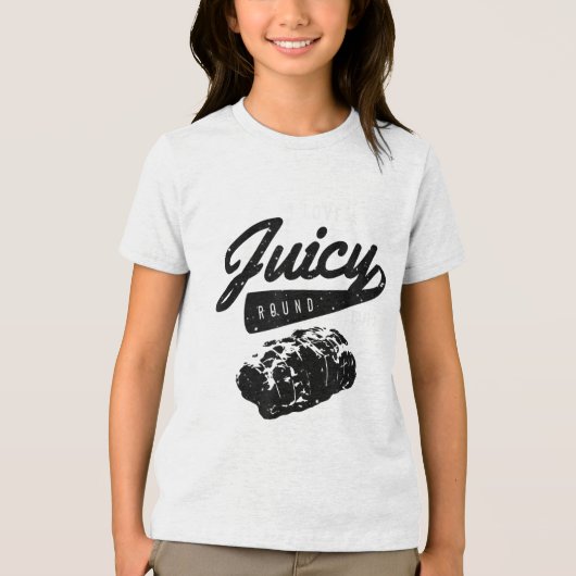 Funny Grillen Grill Shirt I Liebe A Juicy Round Hi (Vorderseite)