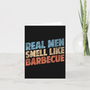 Funny Grillen Grilling liebt echte Männer, die wie Karte