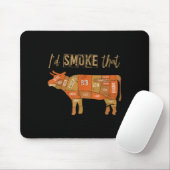 Funny Grillen Koch geräuchert Fleisch Grill Master Mousepad (Mit Mouse)