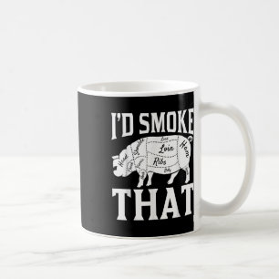 Funny Grillen Koch, ich rauche, dass lustig gerauc Kaffeetasse