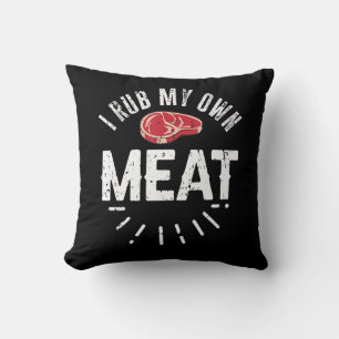Funny GRILLEN Koch Joke Geschenk Rub Mein eigenes Kissen