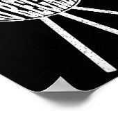 Funny Grillen Meat Sweat No Regrets Clic Holzkohle Poster (Ecke)