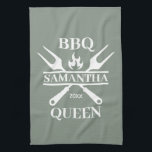 Funny GRILLEN Personalisiert Barbecue Queen Kitche Geschirrtuch<br><div class="desc">Funny GRILLEN Grill Master Personalisiert Barbecue Best</div>