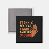Funny Grillen Sausage Angebot für Cookout Grill Va Magnet (Vorderseite/Rückseite)
