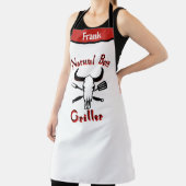 Funny GRILLEN Schürze, Natural Geboren Griller GRI Schürze (InSitu)