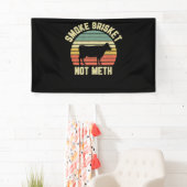 Funny Grillen Smoke Brisket nicht neu Grillen Banner (Insitu)