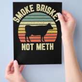 Funny Grillen Smoke Brisket Not Novelty Grilling Flyer (Hand)