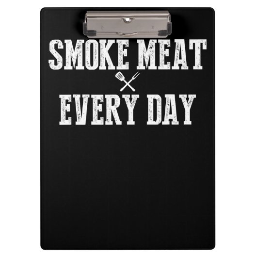Funny Grillen Smoker Accessoire Pitmaster Vater Gr Klemmbrett (Vorderseite)