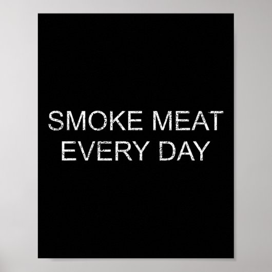 Funny Grillen Smoker Accessoire Pitmaster Vater Gr Poster (Vorne)