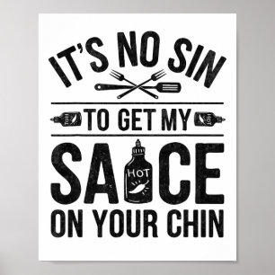 Funny Grillen T-Shirts für Männer Frauen Grillen F Poster