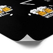 Funny Grillen Timer - Grill Grill Grill Party Poster (Ecke)