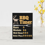 Funny Grillen Timer Grilling Karte (Gelbe Blume)