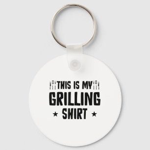 Funny Grilling Barbecue Grillen Griller Smoker Pit Schlüsselanhänger