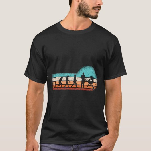 Funny Grilling Evolution Grillen Barbecue T-Shirt (Vorderseite)