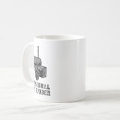 Funny Grilling, Grillen, Smoker, Beruflicher Hinte Kaffeetasse (Vorderseite Links)