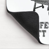 Funny Grilling, Grillen, Smoker, Beruflicher Hinte Mousepad (Ecke)