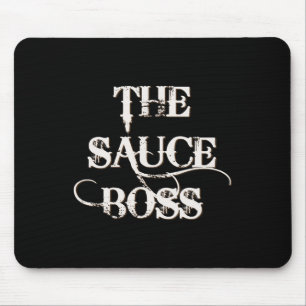Funny Grilling Grillen T Shirt Sauce Boss Grill Da Mousepad
