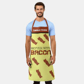 Funny Grilling Schürze, Schweinefleisch GRILLEN be Schürze (Getragen)