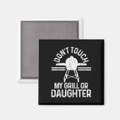 Funny Grillmaster Grillen Grill Koch Gift Magnet (Vorderseite/Rückseite)