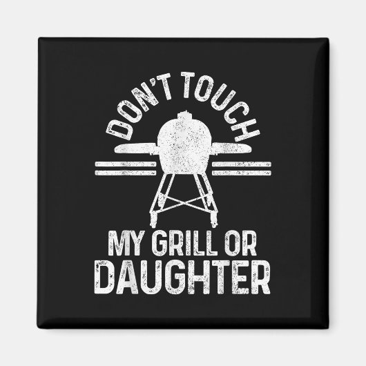 Funny Grillmaster Grillen Grill Koch Gift Magnet (Vorne)