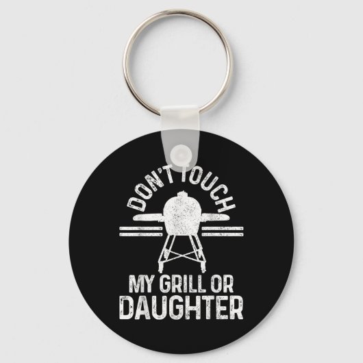 Funny Grillmaster Grillen Grill Koch Gift Schlüsselanhänger (Vorderseite)