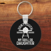 Funny Grillmaster Grillen Grill Koch Gift Schlüsselanhänger (Vorderseite)