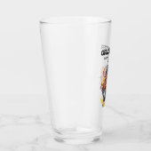 Funny Grillmaster Pun Vater Joke Behaltend Meat Ho Glas (Rechts)