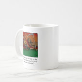 Funny Grim Sensenmann Dance Cartoon Kaffeetasse (Vorderseite Links)