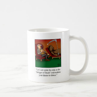Funny Grim Sensenmann Dance Cartoon Kaffeetasse