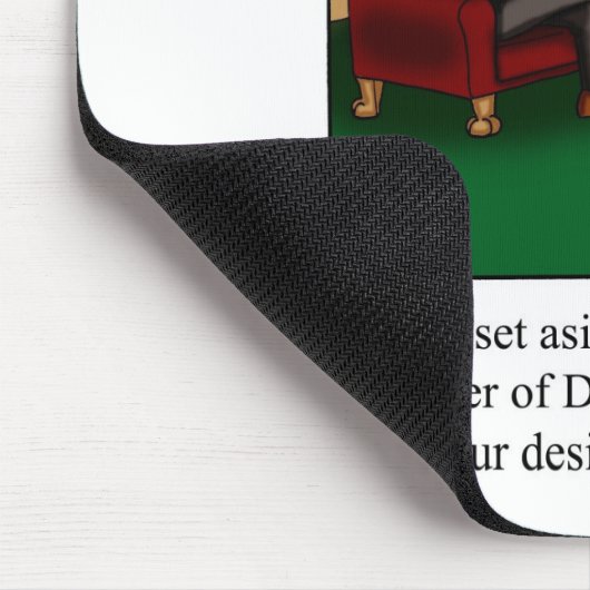 Funny Grim Sensenmann Dance Cartoon Mousepad (Ecke)