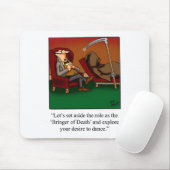 Funny Grim Sensenmann Dance Cartoon Mousepad (Mit Mouse)