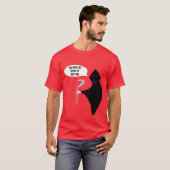 Funny Grim Sensenmann Halloween Custom T Shirt (Vorne ganz)