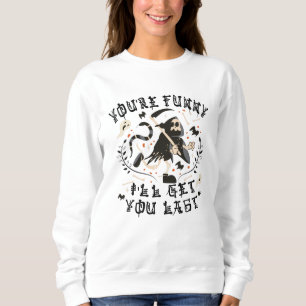 Funny Grim Sensenmann Skeleton Halloween-Kostüm Sweatshirt