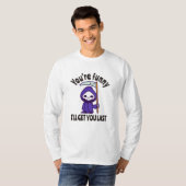 Funny Grim Sensenmann Skeleton Halloween-Kostüm T-Shirt (Vorne ganz)