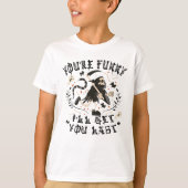 Funny Grim Sensenmann Skeleton Halloween-Kostüm T-Shirt (Vorderseite)