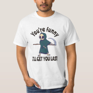 Funny Grim Sensenmann Skeleton Halloween-Kostüm T-Shirt