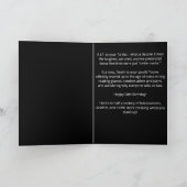 Funny Grim Sensenmann Tod meiner Jugend 50. Geburt Karte (Innenseite)