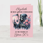 Funny Grim Sensenmann Tod meiner Jugend 60. Geburt Karte (Vorderseite)