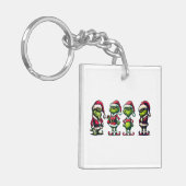 Funny Grinch, das ist es, ich werde nicht 2 Seite Schlüsselanhänger (Vorderseite links)