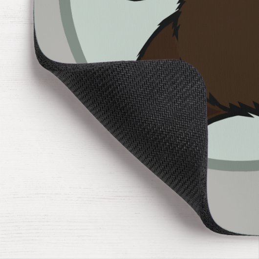 FUNNY GRIZZLY BEAR MIME VERTICAL MOUSE PAD MOUSEPAD (Ecke)