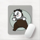FUNNY GRIZZLY BEAR MIME VERTICAL MOUSE PAD MOUSEPAD (Mit Mouse)