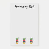 Funny Grocery List Post-it Klebezettel (Vorderseite)