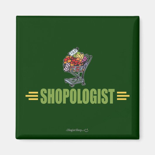 Funny Grocery Shopping Magnet (Vorne)