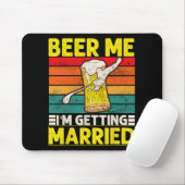 Funny Groom Bachelor Party Beer Me Ich werde Mar Mousepad (Mit Mouse)