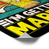 Funny Groom Bachelor Party Beer Me Ich werde Mar Poster (Ecke)