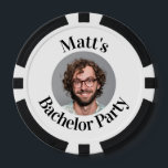 Funny Groom Face Bachelor Party Pokerchips<br><div class="desc">Machen Sie Ihre Bachelor Party unvergesslich mit unseren Custom Groom Face Bachelor Party Poker Chips. Diese einzigartigen Poker-Chips sind die perfekte Ergänzung zu Ihrem Spielabend und bieten eine personalisierte Touch, die den Bräutigam stilvoll feiert. Diese Chips sind aus hochwertigen Materialien gefertigt und sind nicht nur ein Spielzeug, sondern ein unvergesslicher...</div>
