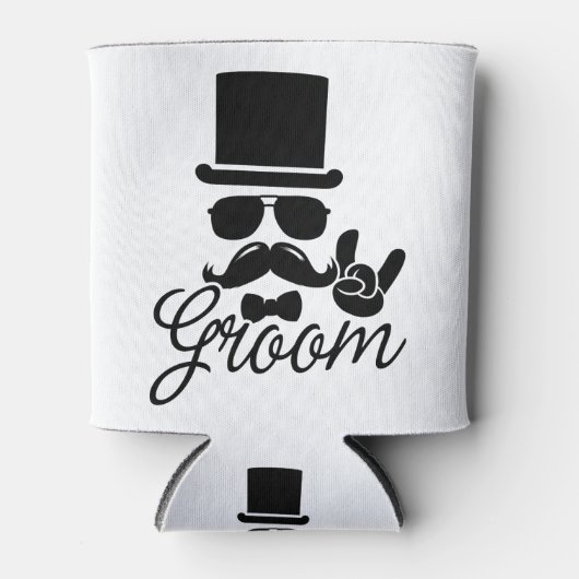 Funny Groom Geschenk für Bachelor Party & Hochzeit Dosenkühler (Vorderseite)