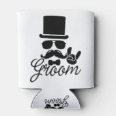 Funny Groom Geschenk für Bachelor Party & Hochzeit Dosenkühler (Rückseite)