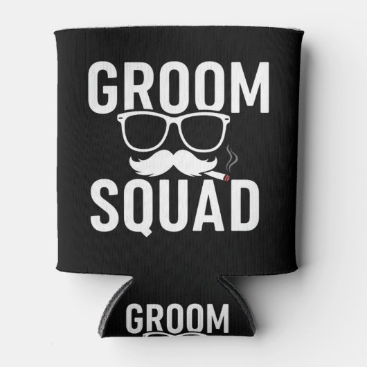 Funny Groom Squad Wedding Party Design Dosenkühler (Vorderseite)